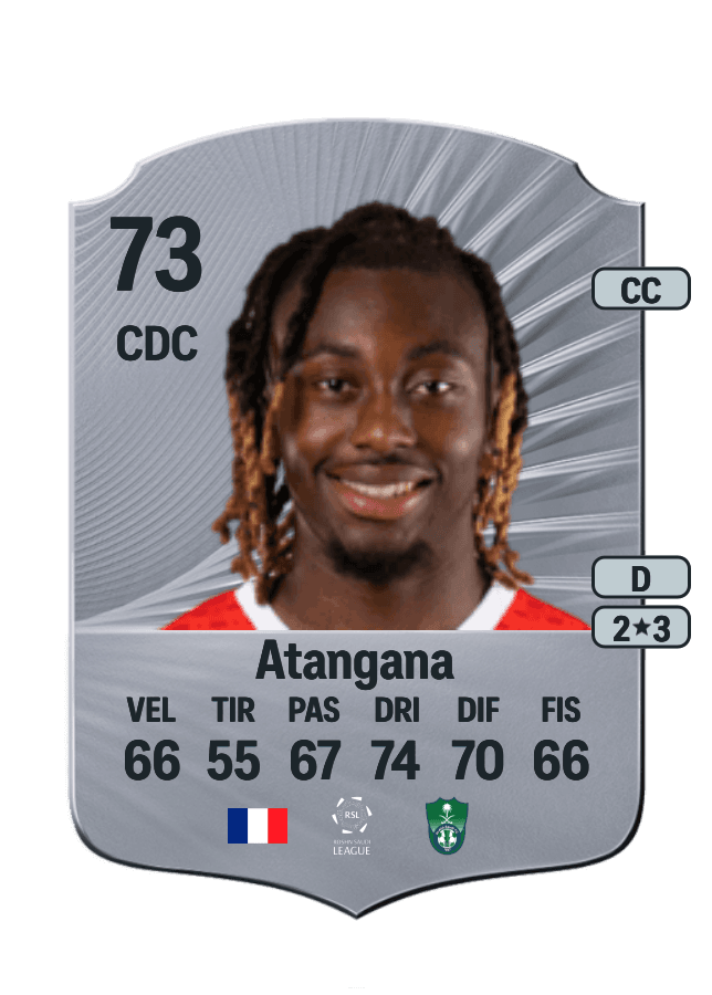Valentin Atangana card