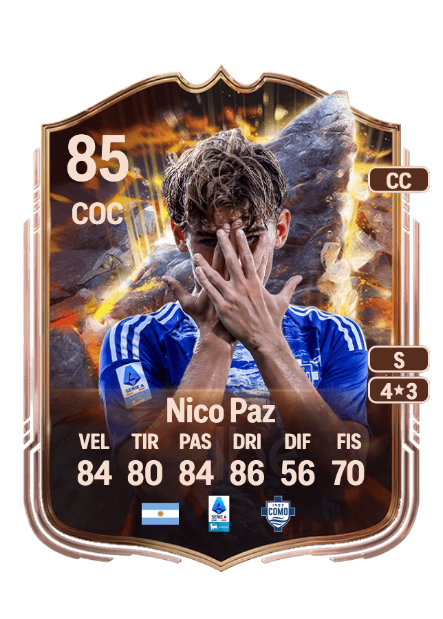 Nico Paz card
