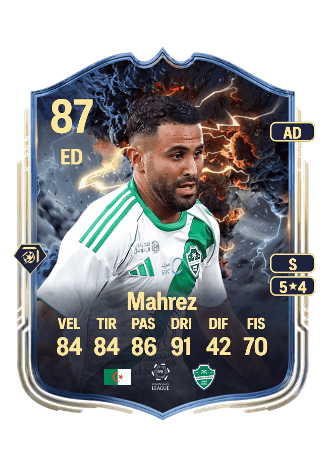 Riyad Mahrez card