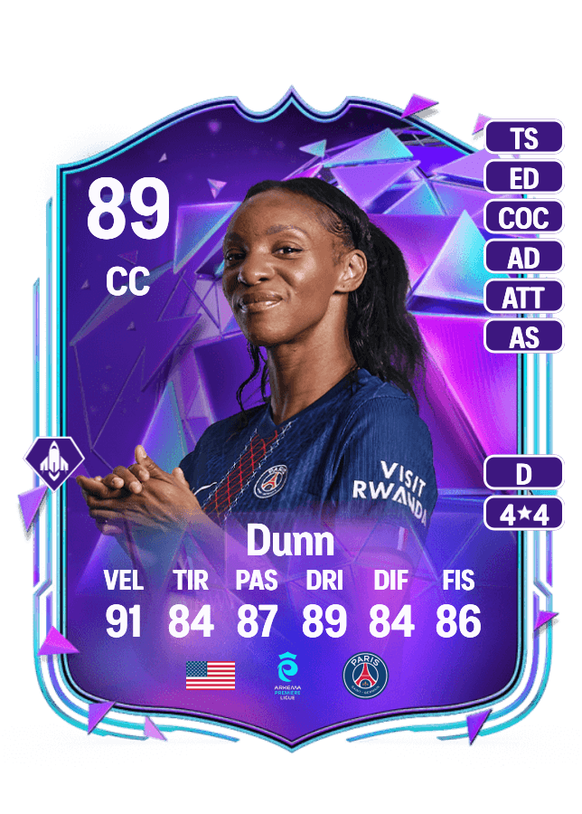 Crystal Dunn card