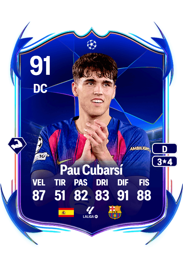 Pau Cubarsí card
