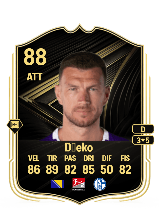 Edin Džeko card