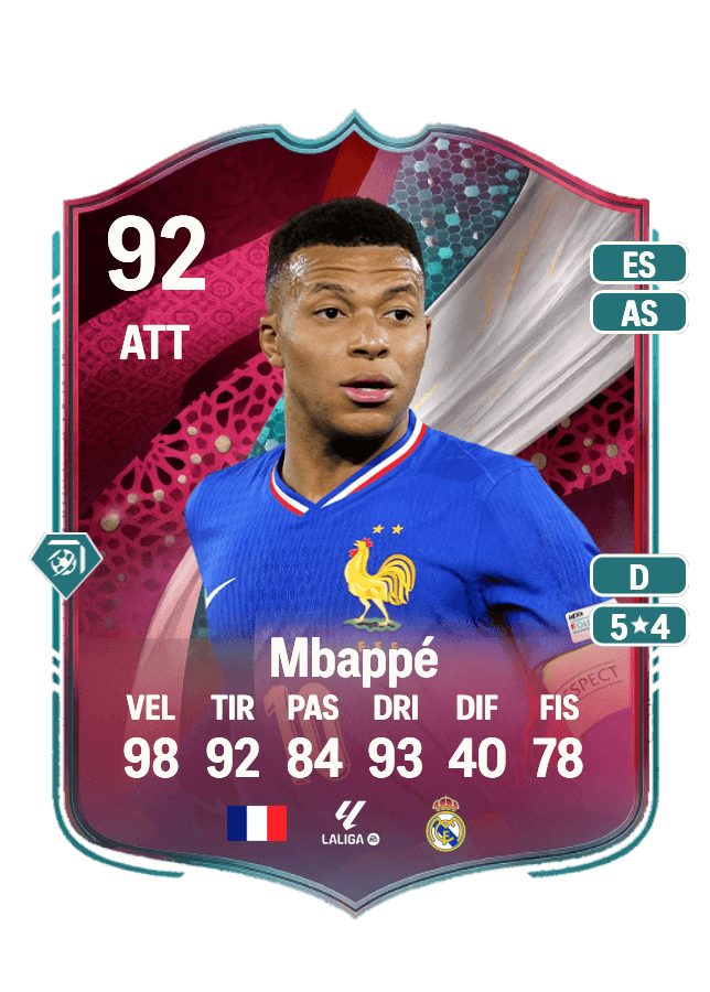 Kylian Mbappé card