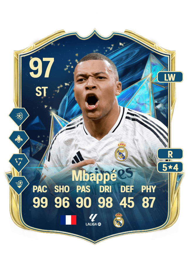 Kylian Mbappé card