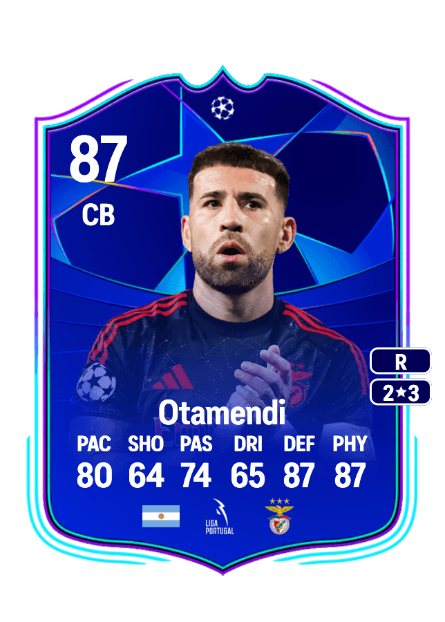 Nicolás Otamendi card