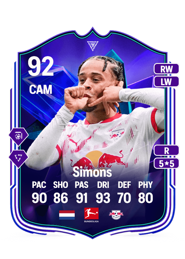 Xavi Simons card
