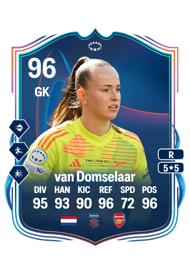 Daphne van Domselaar card