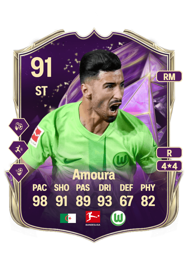Mohamed Amoura card