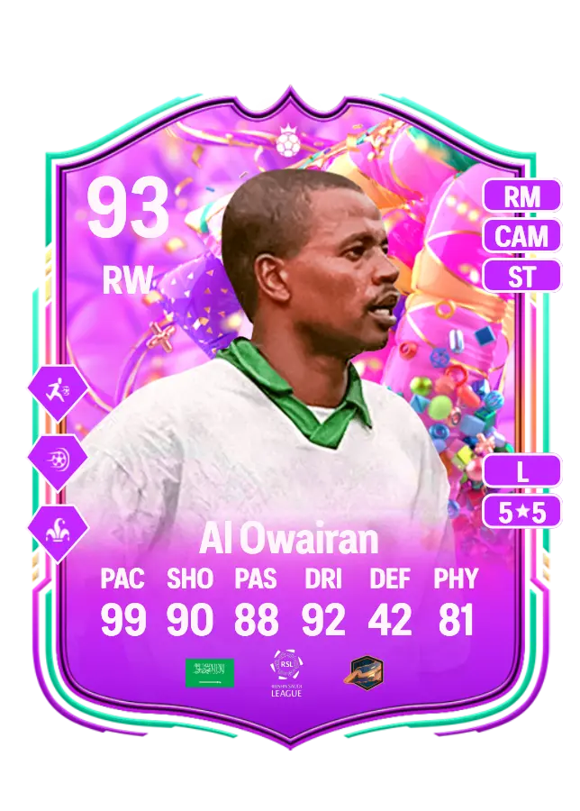 Saeed Al Owairan card
