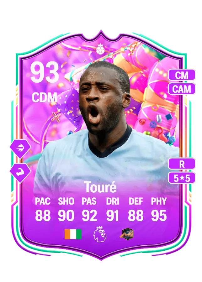 Yaya Touré card