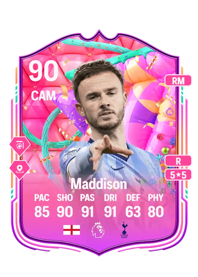 James Maddison card