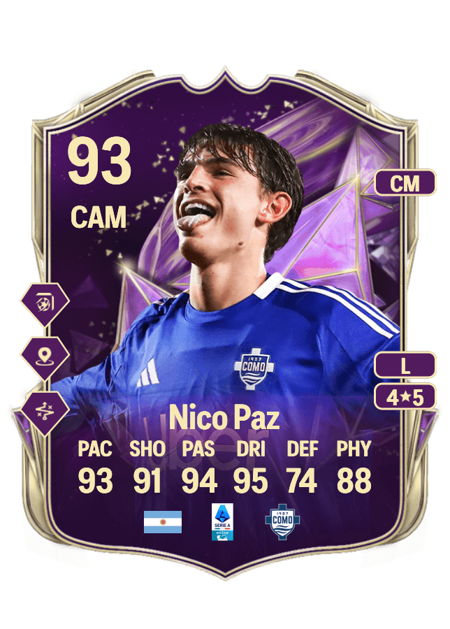 Nico Paz card