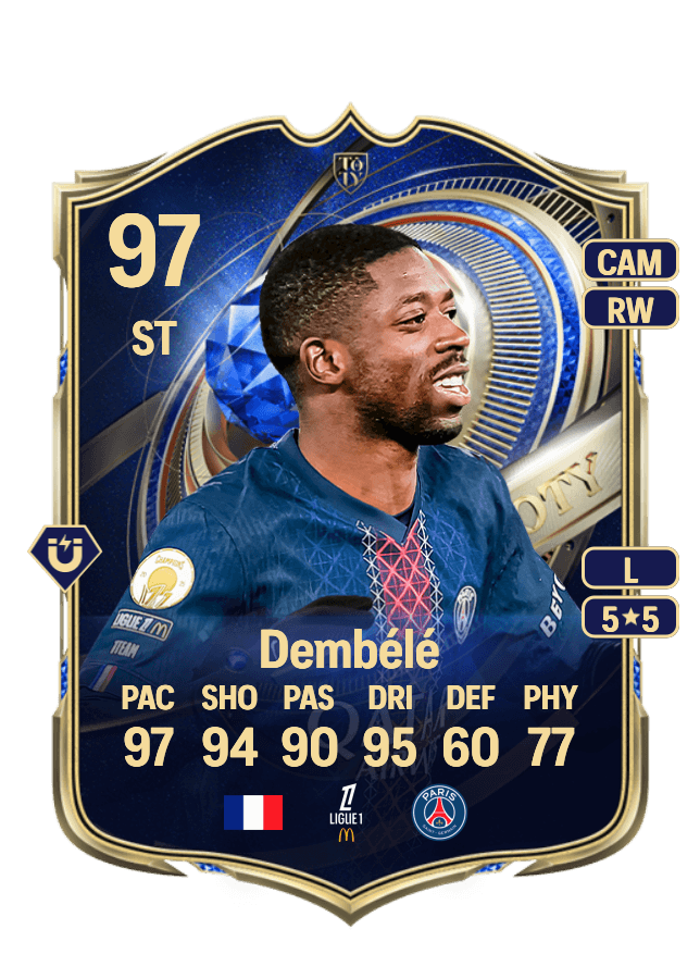 Ousmane Dembélé card