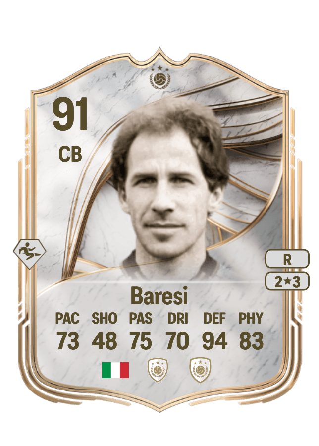 Franco Baresi card