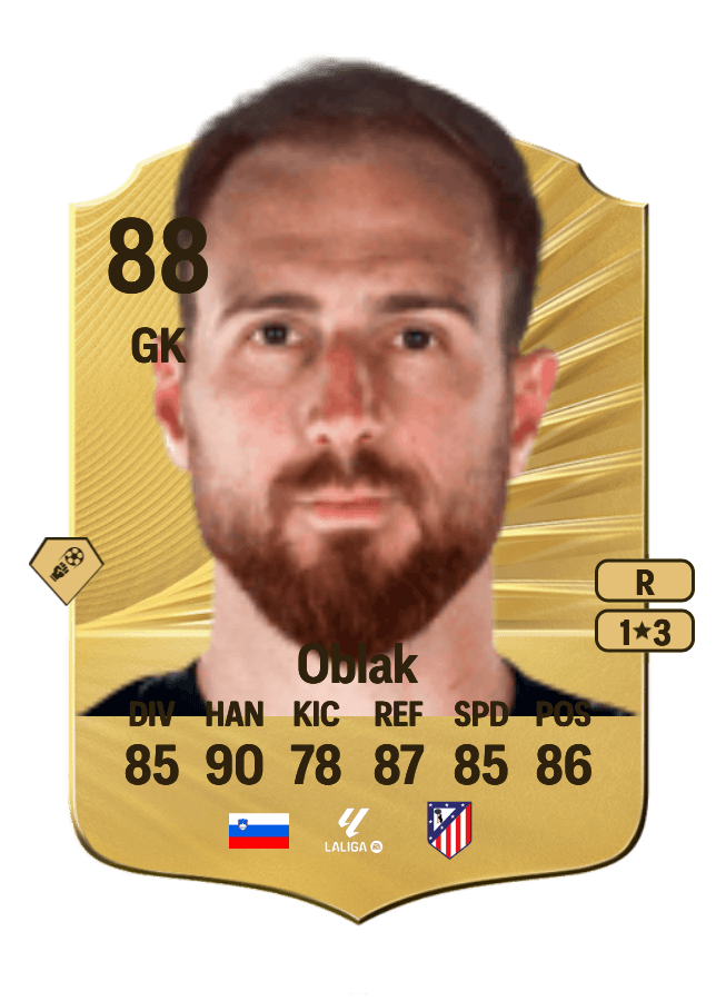 Jan Oblak card