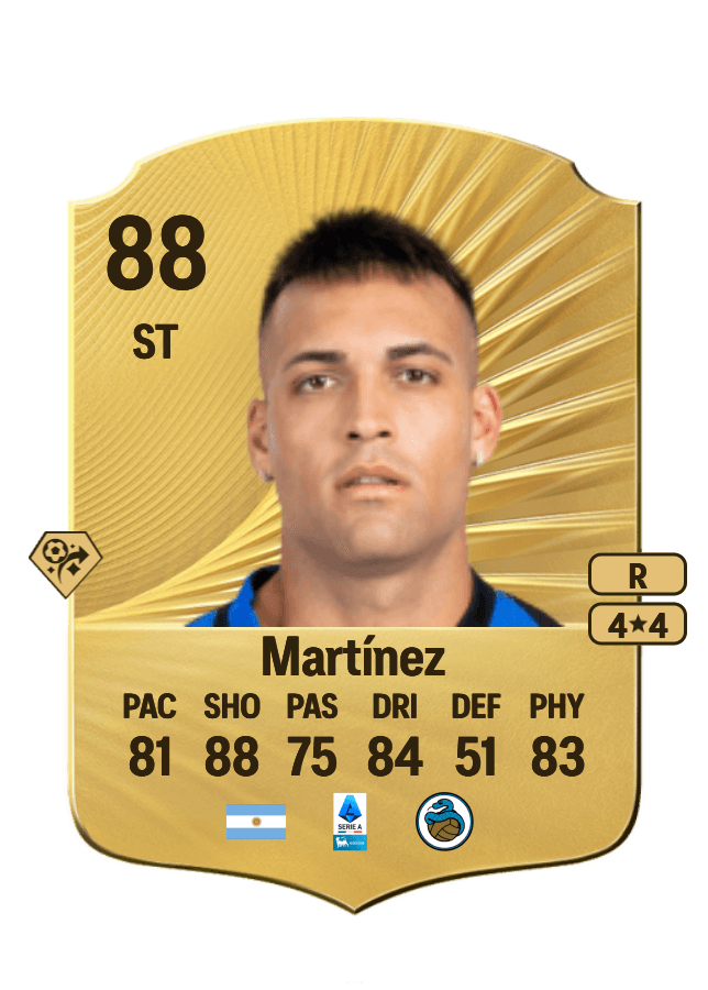 Lautaro Martínez card
