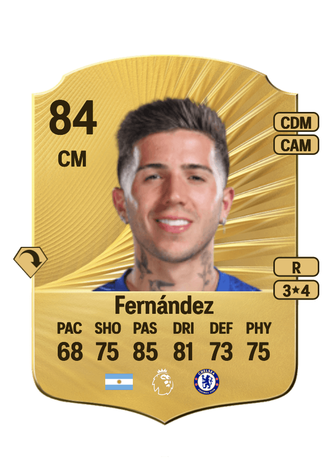Enzo Fernández card