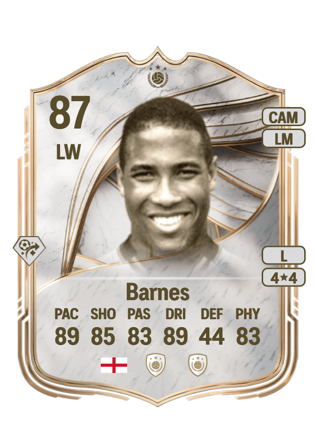 John Barnes card