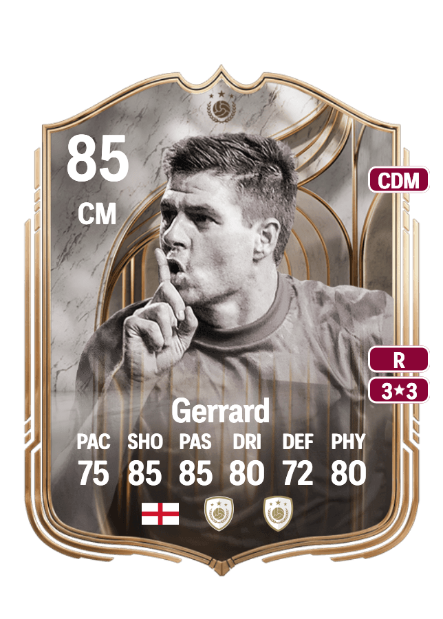 Steven Gerrard card