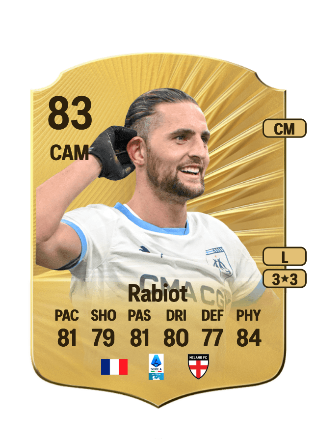 Adrien Rabiot card