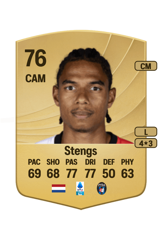 Calvin Stengs card