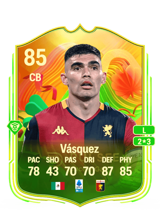 Johan Vásquez card