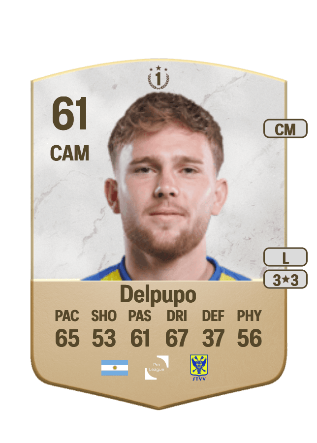 Isaías Delpupo card