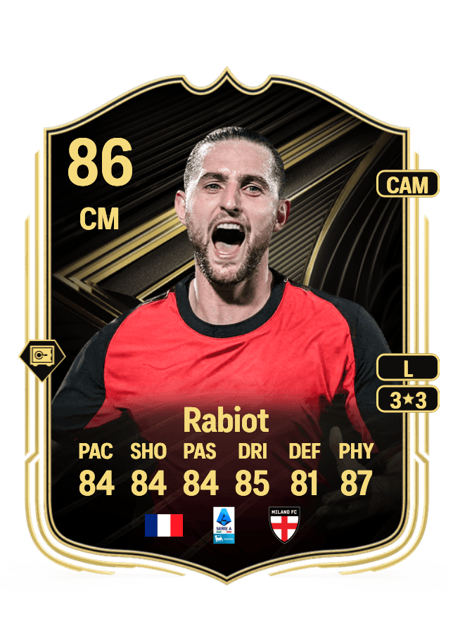 Adrien Rabiot card