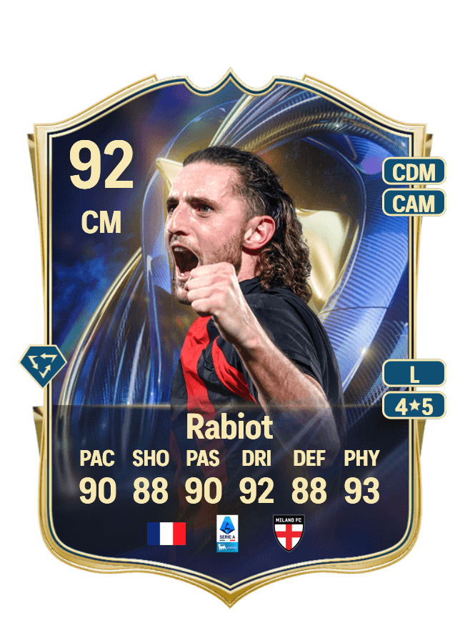 Adrien Rabiot card
