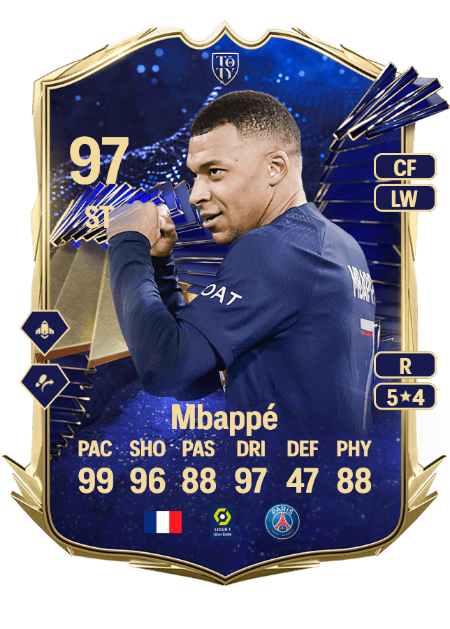 Kylian Mbappé card