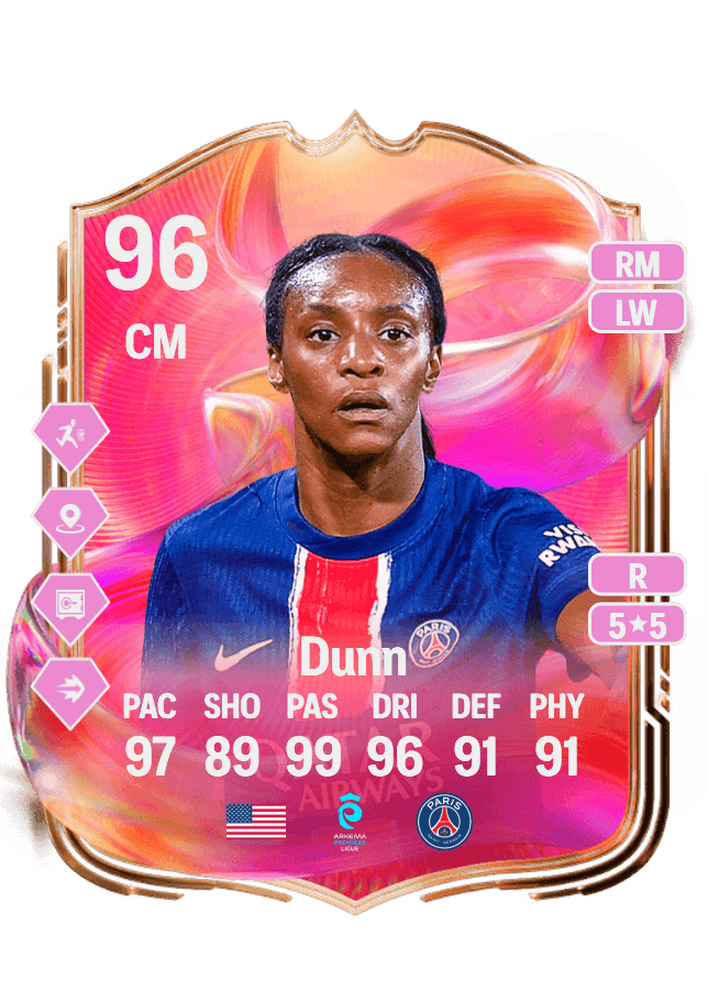 Crystal Dunn card