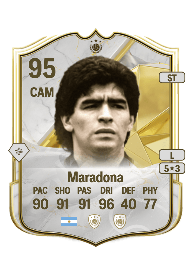 Diego Armando Maradona card