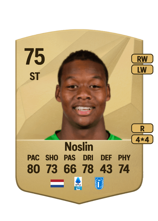 Tijjani Noslin card