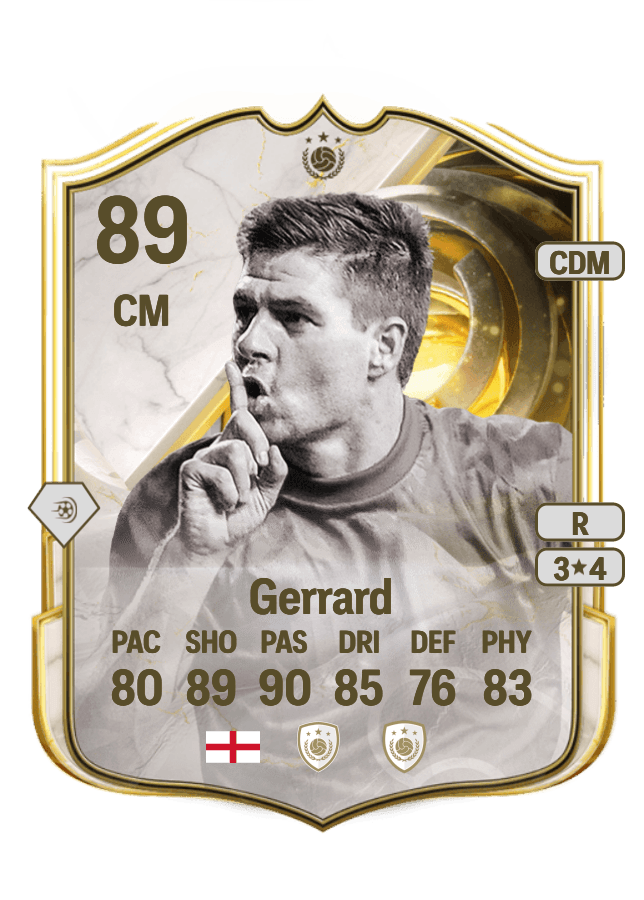 Steven Gerrard card
