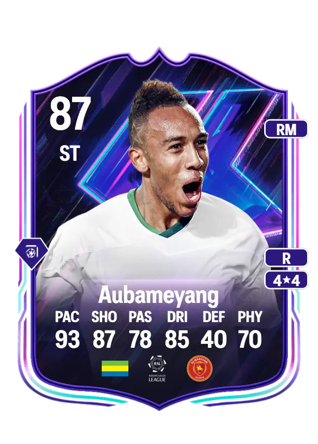 Pierre-Emerick Aubameyang card