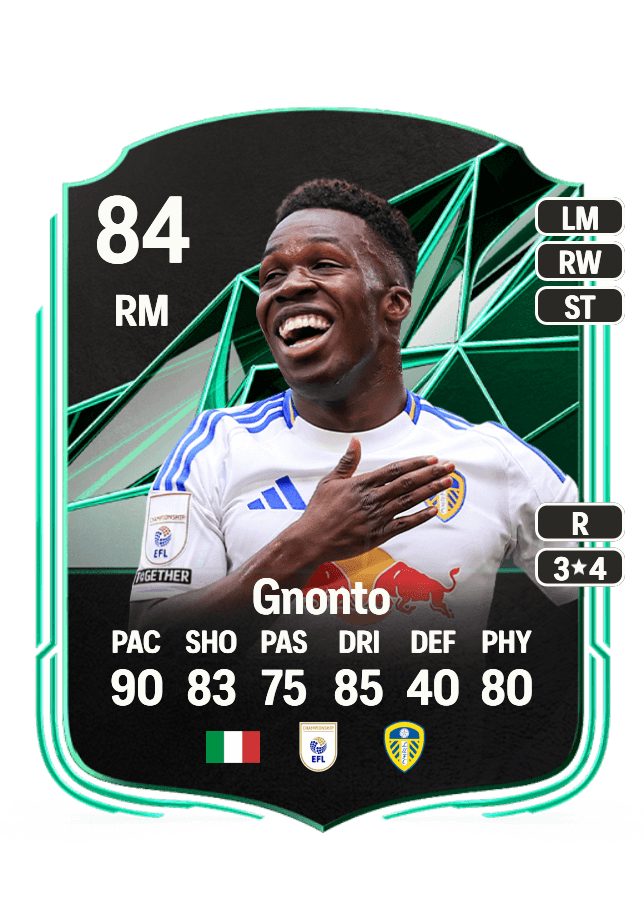 Wilfried Gnonto card