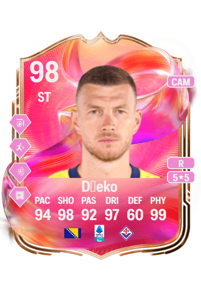 Edin Džeko card