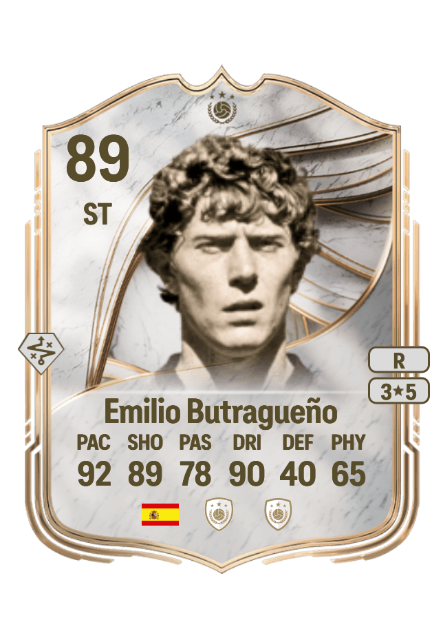Emilio Butragueño card