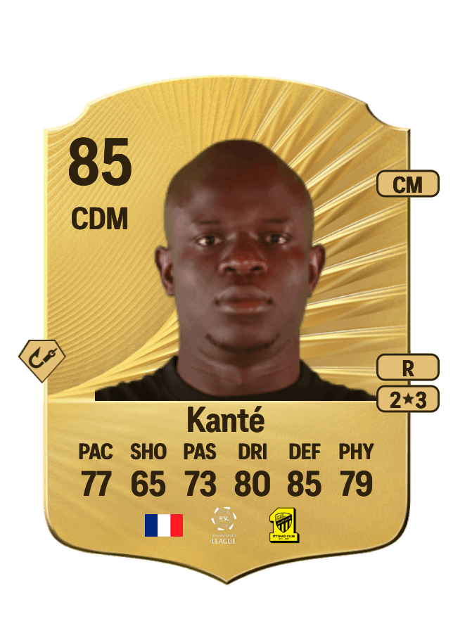 N'Golo Kanté card