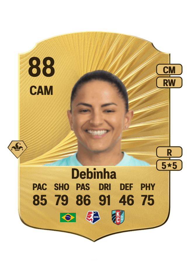 Debinha card