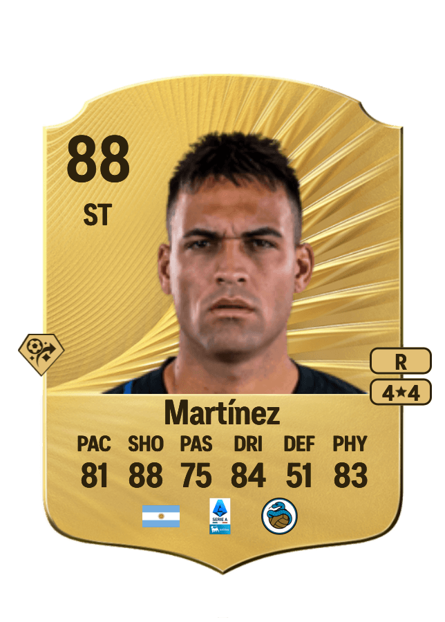 Lautaro Martínez card