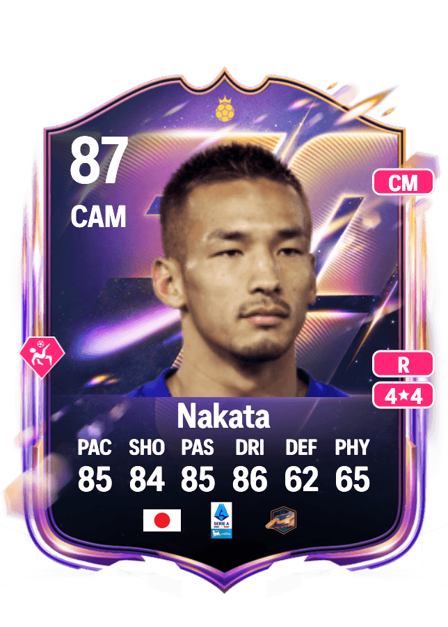 Hidetoshi Nakata card