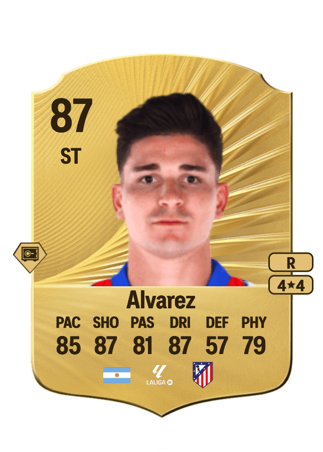 Julián Alvarez card