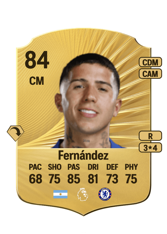 Enzo Fernández card