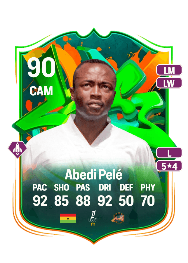 Abedi Pelé card