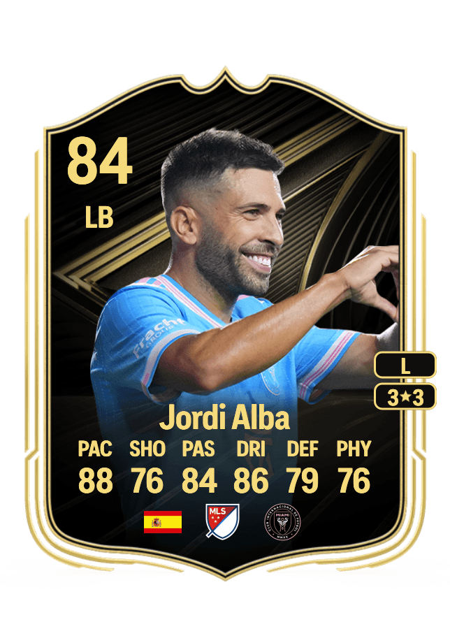 Jordi Alba card