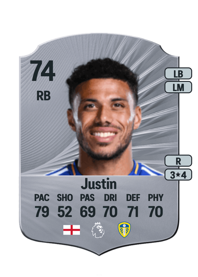 James Justin card