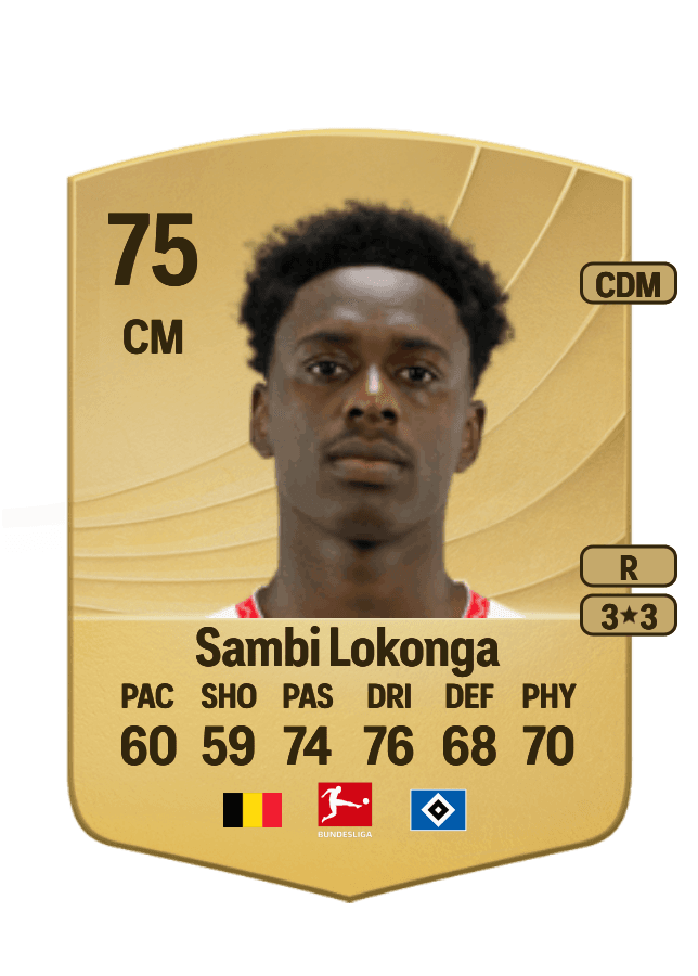 Albert Sambi Lokonga card