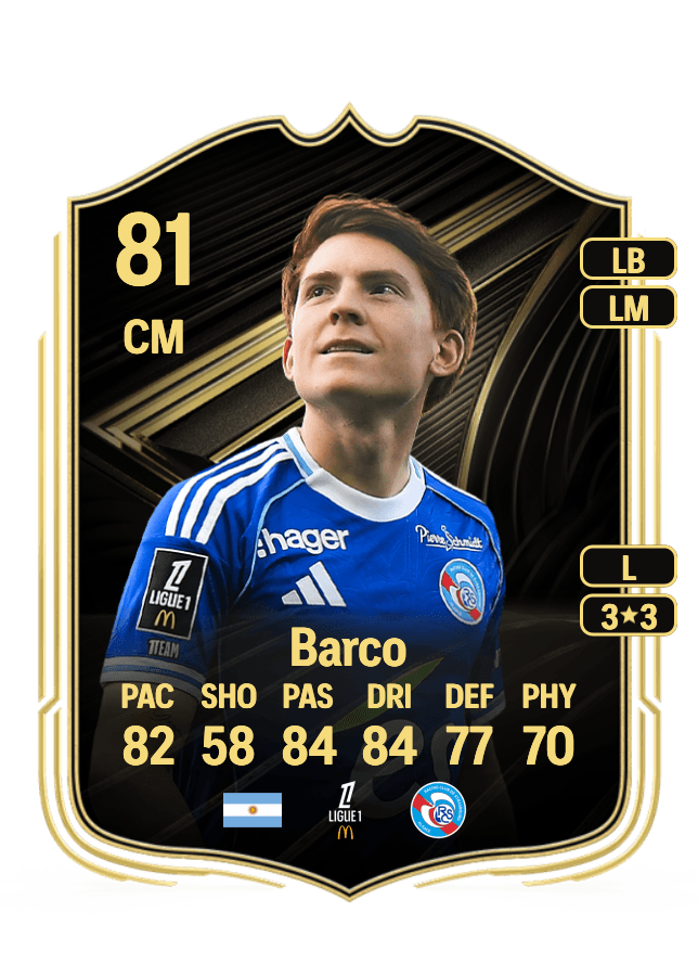Valentín Barco card
