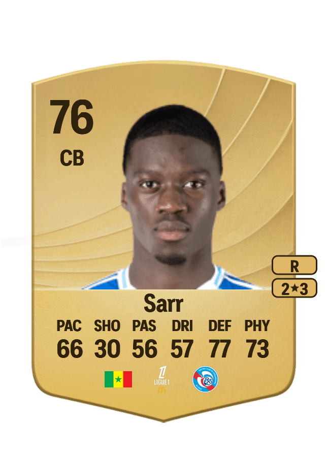 Mamadou Sarr card
